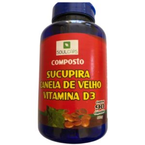 SUCUPIRA COM CANELA-DE-VELHO – 90 cápsulas